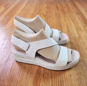 Ecco Touch Sandal Plateau Womens Sz 11 - 11.5 EU 42